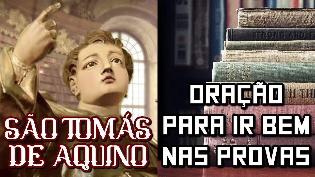 Oração para estudante ir bem na Prova de São Tomás…
